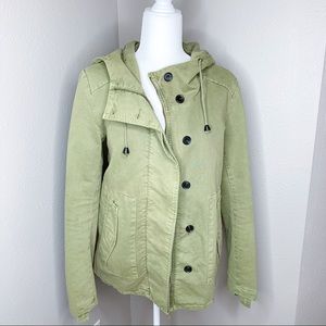 Zara Utility Jacket in Light Green